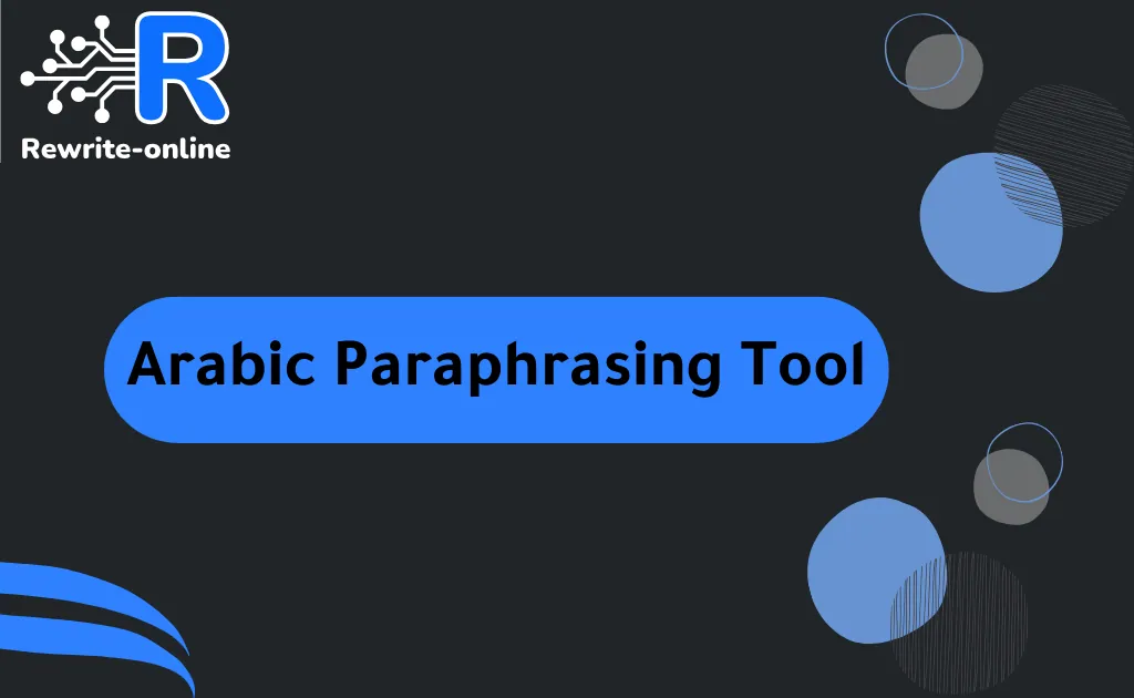 arabic paraphrasing tool